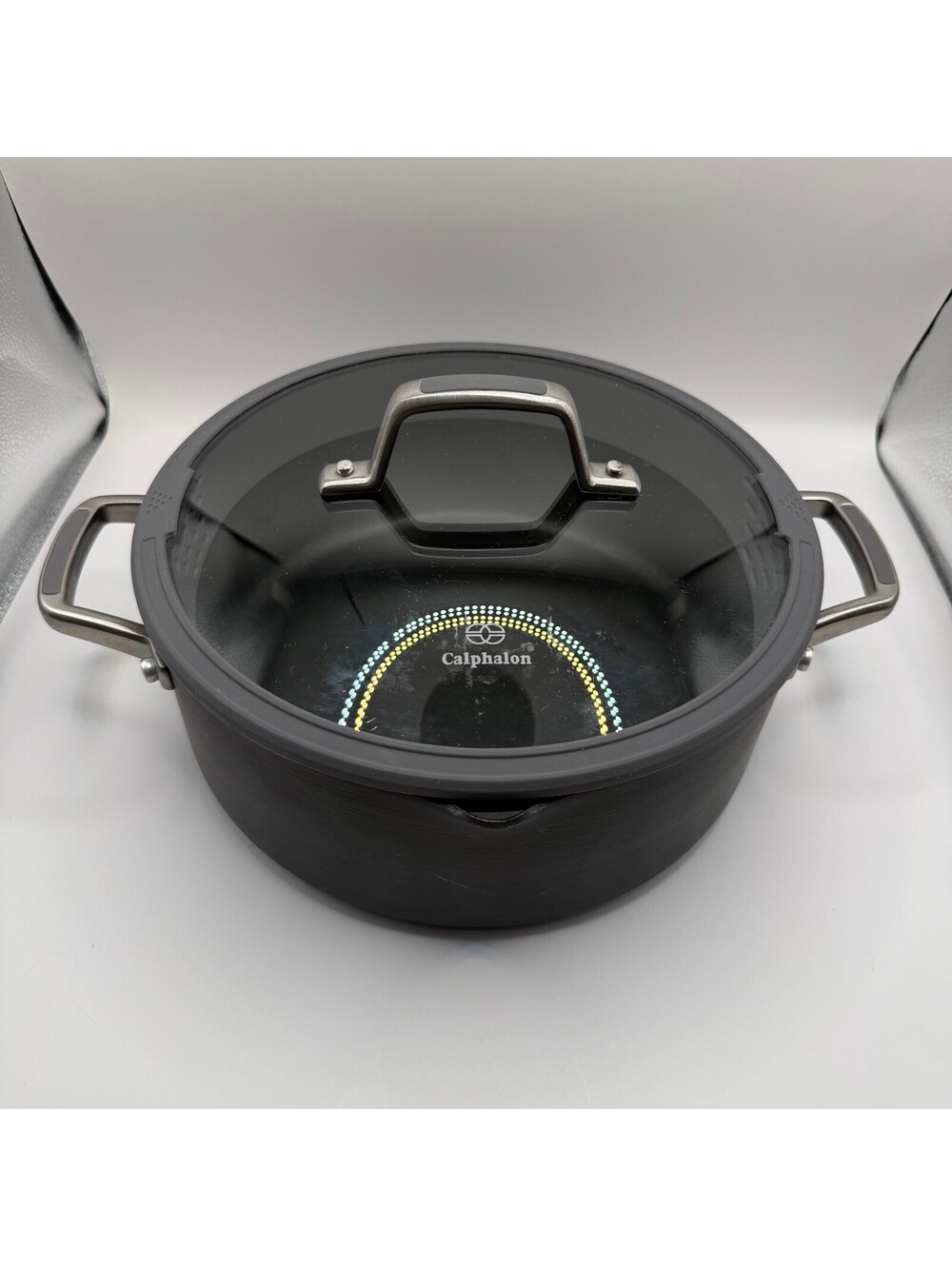 Calphalon Pot Black Nonstick Dutch Oven with Lid 5 QT